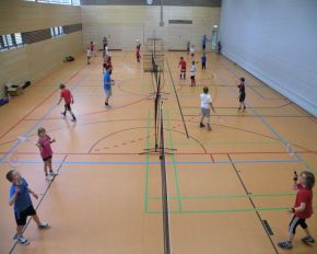 Schulsport in der Halle