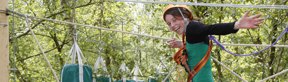 Adventure Camp Kinder Hochseilgarten