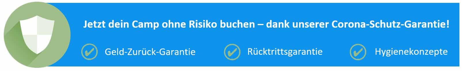 Inforamtionen Reisen und Corona bei Feriencamps