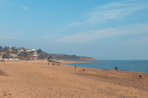 Sandstrand in Exmouth