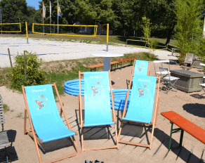 Feriencamps Liegestühle